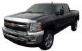 Picture of AVS 11-14 Chevy Silverado 2500 High Profile Hood Shield - Chrome