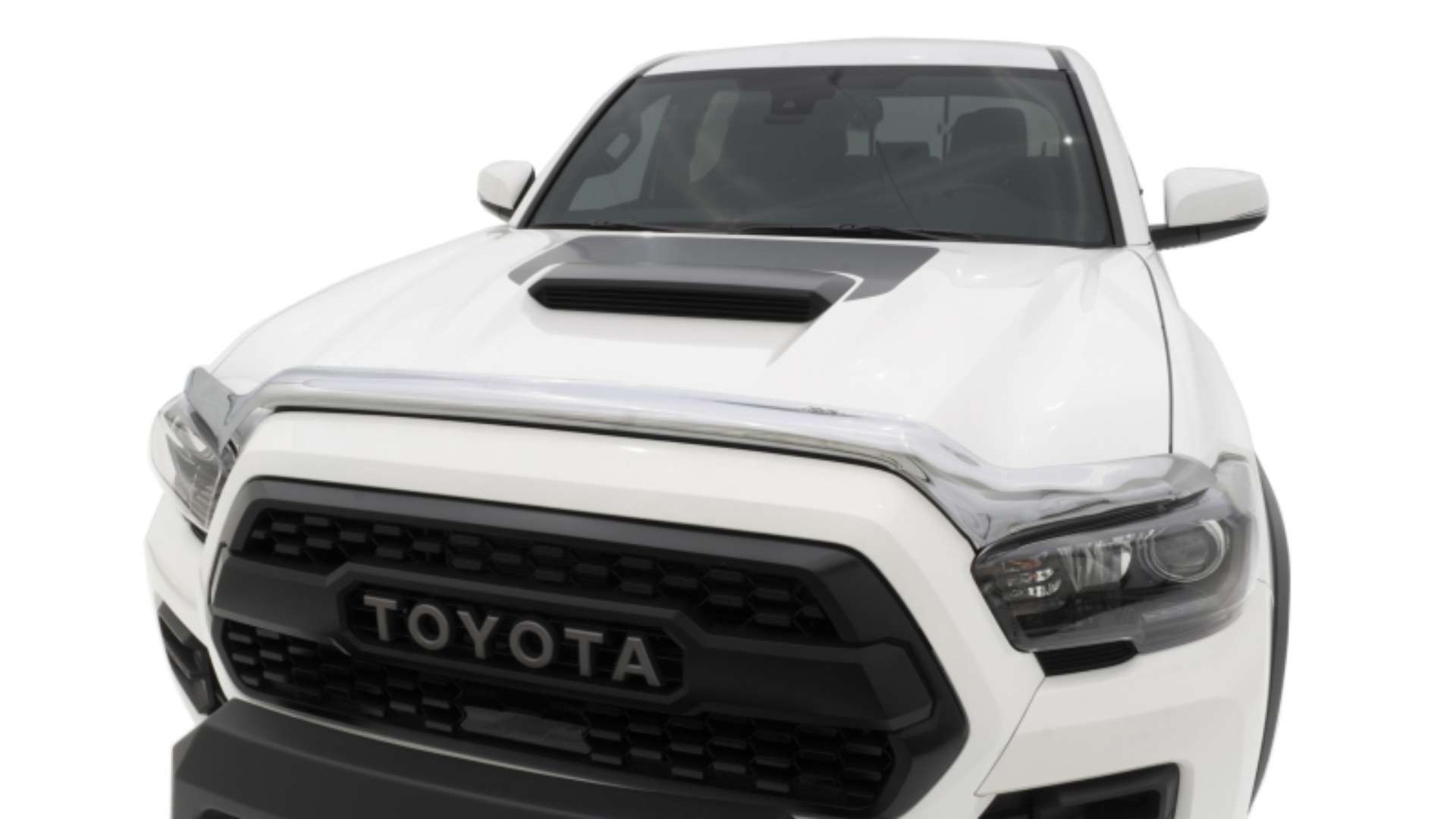 Picture of AVS 16-18 Toyota Tacoma High Profile Hood Shield - Chrome