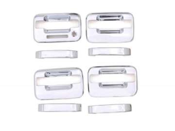 Picture of AVS 04-14 Ford F-150 4 Door w-Keypad Door Handle Covers 4 Door 8pc Set - Chrome