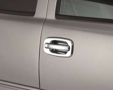 Picture of AVS 99-06 Chevy Tahoe w-o Passenger Keyhole Door Handle Covers 4 Door 8pc Set - Chrome