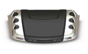 Picture of AVS Universal Hood Scoop - Smoke