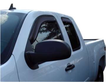 Picture of AVS 07-13 Chevy Silverado 1500 Ext- Cab Ventvisor Front & Rear Window Deflectors 4pc - Smoke