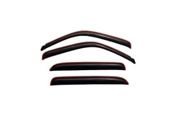 Picture of AVS 02-06 Cadillac Escalade EXT Ventvisor In-Channel Front & Rear Window Deflectors 4pc - Smoke