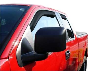 Picture of AVS 04-14 Ford F-150 Supercab Ventvisor In-Channel Front & Rear Window Deflectors 4pc - Smoke