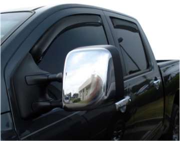 Picture of AVS 04-15 Nissan Titan Crew Cab Ventvisor In-Channel Front & Rear Window Deflectors 4pc - Smoke