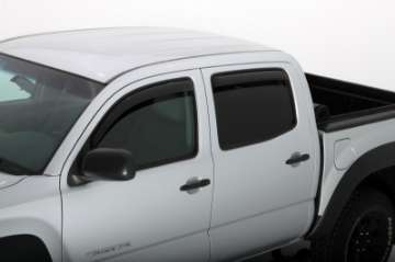 Picture of AVS 05-15 Toyota Tacoma Double Cab Ventvisor In-Channel Front & Rear Window Deflectors 4pc - Smoke