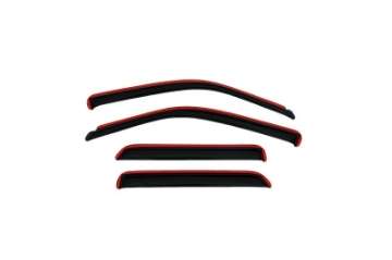 Picture of AVS 06-12 Ford Fusion Ventvisor In-Channel Front & Rear Window Deflectors 4pc - Smoke