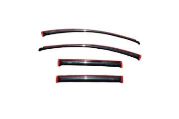 Picture of AVS 07-14 Ford Edge Ventvisor In-Channel Front & Rear Window Deflectors 4pc - Smoke