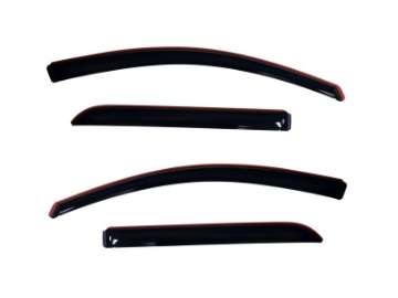 Picture of AVS 07-16 GMC Acadia Ventvisor In-Channel Front & Rear Window Deflectors 4pc - Smoke