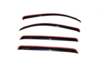 Picture of AVS 07-18 Toyota Tundra Crewmax Ventvisor In-Channel Front & Rear Window Deflectors 4pc - Smoke