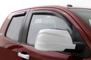 Picture of AVS 07-18 Toyota Tundra Double Cab Ventvisor In-Channel Front & Rear Window Deflectors 4pc - Smoke