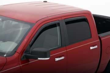 Picture of AVS 09-18 Dodge RAM 1500 Crew Cab Ventvisor In-Channel Front & Rear Window Deflectors 4pc - Smoke