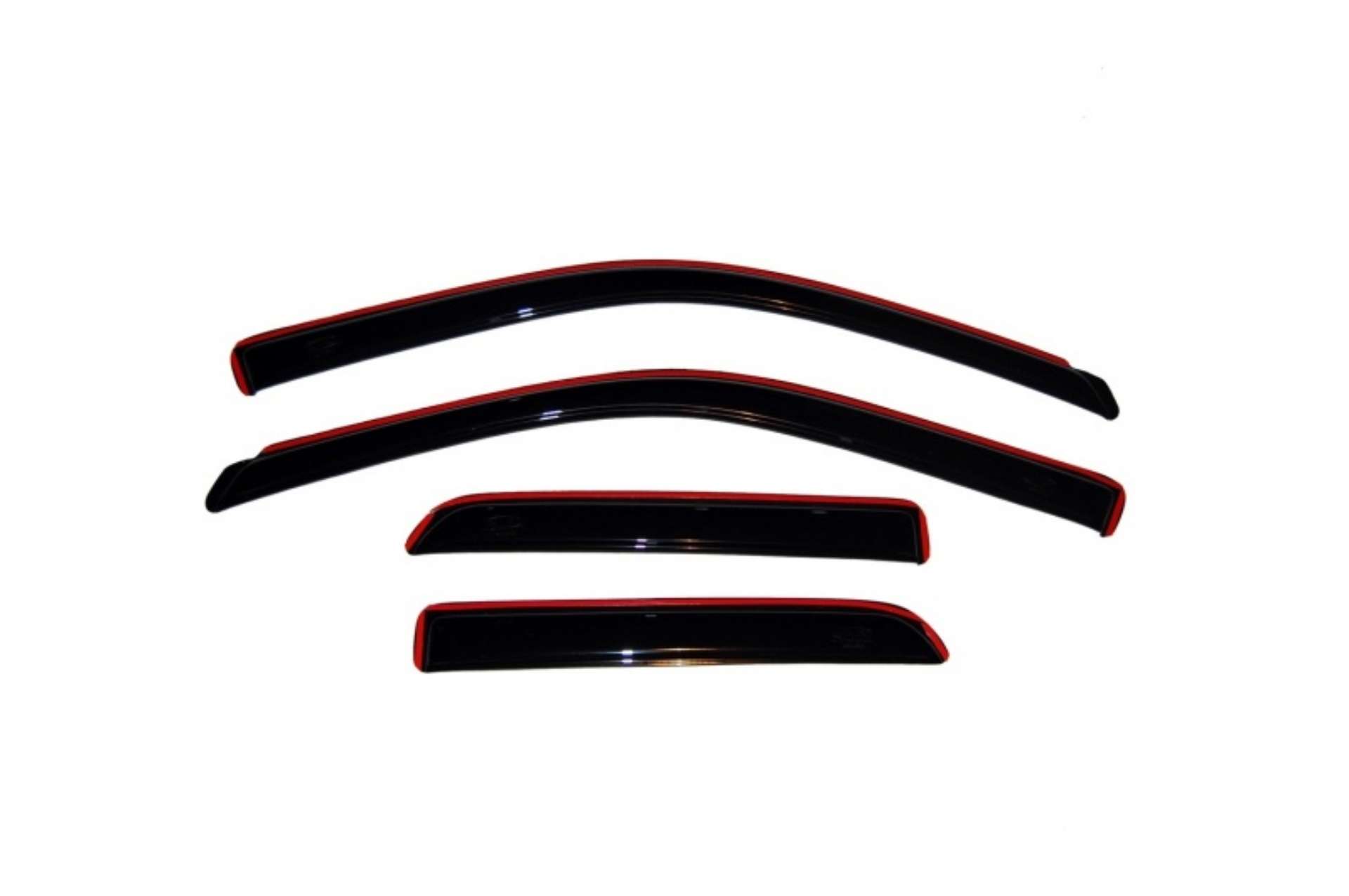 Picture of AVS 09-18 Dodge RAM 1500 Quad Cab Ventvisor In-Channel Front & Rear Window Deflectors 4pc - Smoke