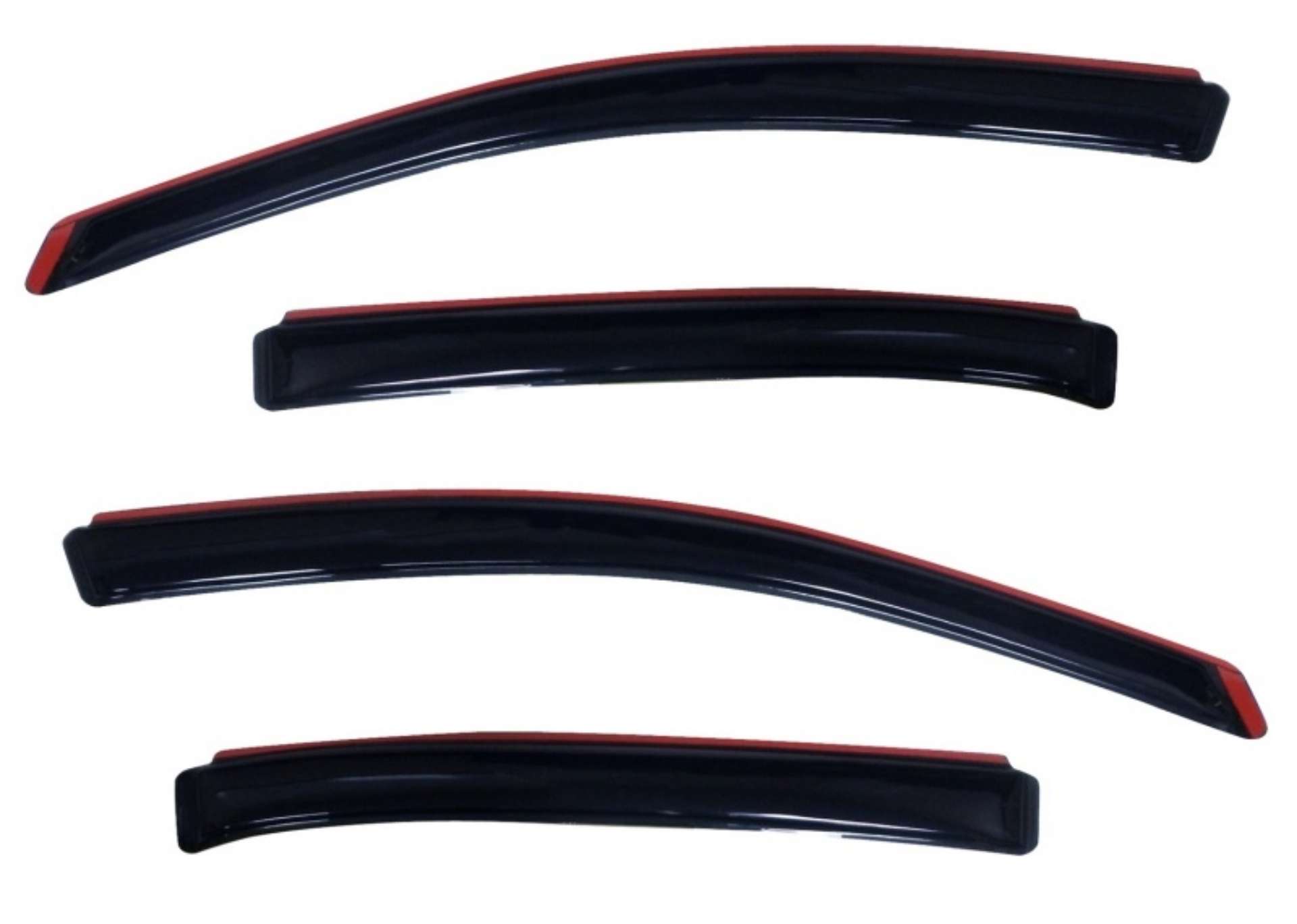 Picture of AVS 10-18 Ford Taurus Ventvisor In-Channel Front & Rear Window Deflectors 4pc - Smoke