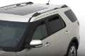 Picture of AVS 11-18 Ford Explorer Ventvisor In-Channel Front & Rear Window Deflectors 4pc - Smoke