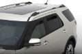 Picture of AVS 11-18 Ford Explorer Ventvisor In-Channel Front & Rear Window Deflectors 4pc - Smoke