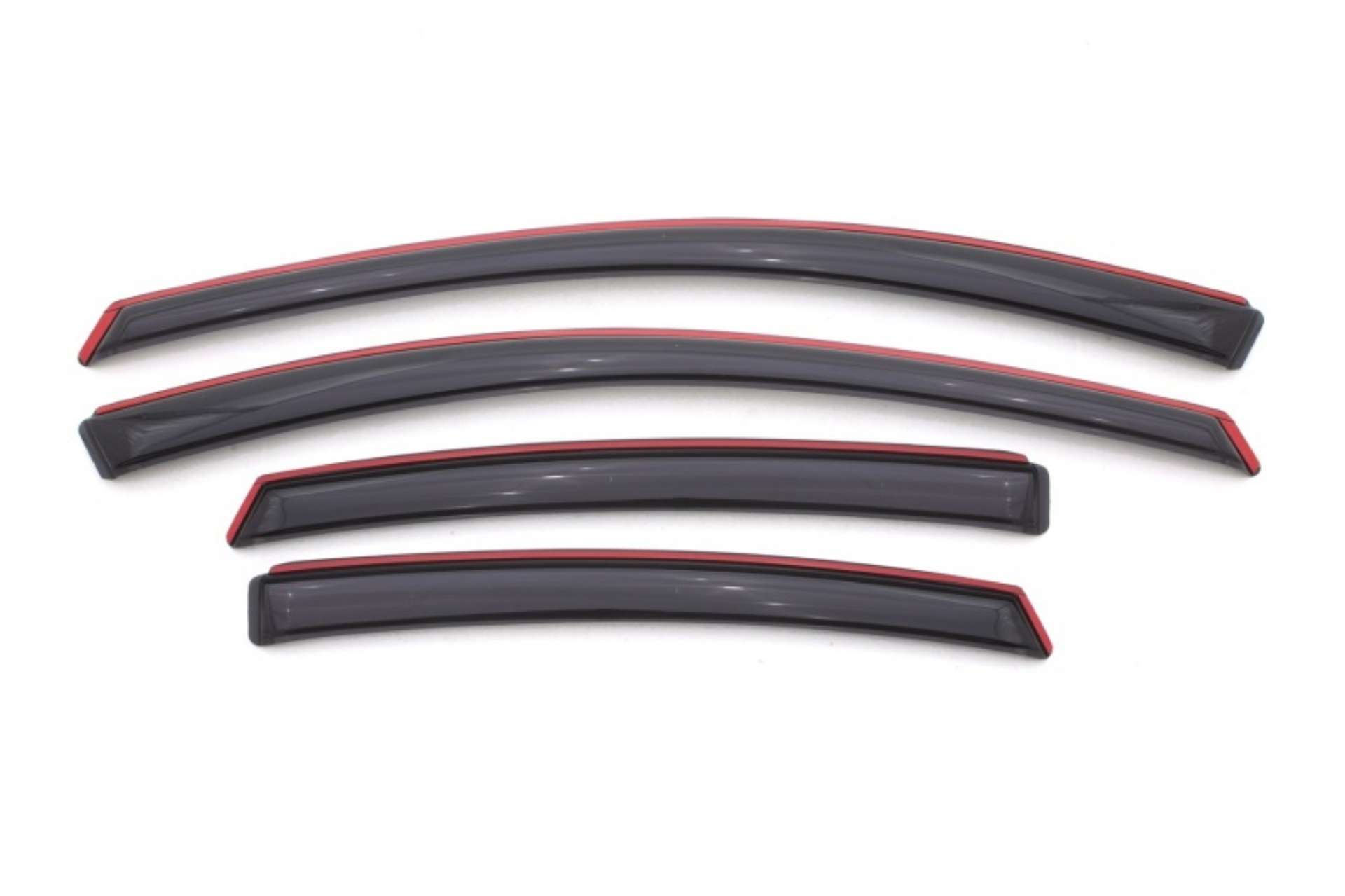 Picture of AVS 13-16 Dodge Dart Ventvisor In-Channel Front & Rear Window Deflectors 4pc - Smoke