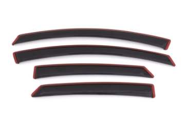 Picture of AVS 13-18 Ford Fusion Ventvisor In-Channel Front & Rear Window Deflectors 4pc - Smoke