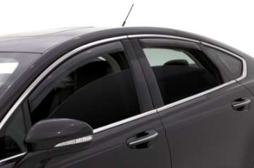 Picture of AVS 13-18 Ford Fusion Ventvisor In-Channel Front & Rear Window Deflectors 4pc - Smoke