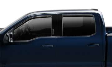 Picture of AVS 15-18 Ford F-150 Supercrew Ventvisor In-Channel Front & Rear Window Deflectors 4pc - Smoke