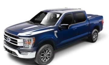 Picture of AVS 15-18 Ford F-150 Supercrew Ventvisor In-Channel Front & Rear Window Deflectors 4pc - Smoke