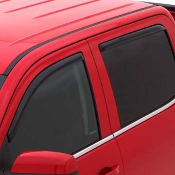 Picture of AVS 00-04 Dodge Dakota Crew Cab Ventvisor In-Channel Front & Rear Window Deflectors 4pc - Smoke