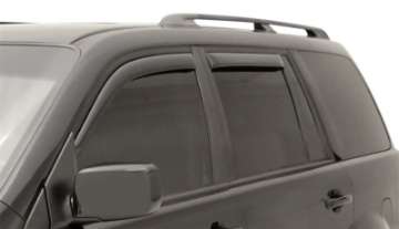 Picture of AVS 03-08 Honda Pilot Ventvisor In-Channel Front & Rear Window Deflectors 4pc - Smoke