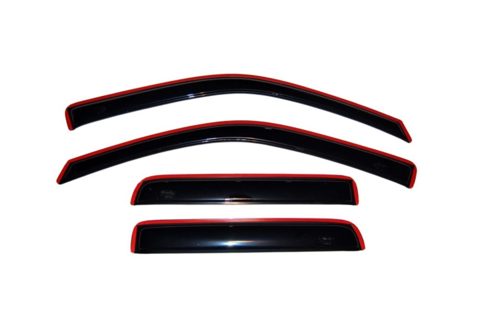 Picture of AVS 04-12 Chevy Colorado Crew Cab Ventvisor In-Channel Front & Rear Window Deflectors 4pc - Smoke