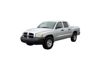 Picture of AVS 05-11 Dodge Dakota Quad Cab Ventvisor In-Channel Front & Rear Window Deflectors 4pc - Smoke