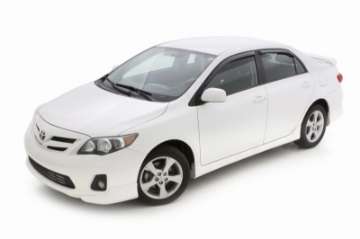 Picture of AVS 09-13 Toyota Corolla Ventvisor In-Channel Front & Rear Window Deflectors 4pc - Smoke