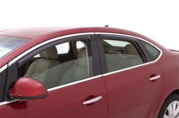 Picture of AVS 12-17 Buick Verano Ventvisor In-Channel Front & Rear Window Deflectors 4pc - Smoke