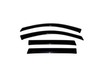 Picture of AVS 86-95 Ford Taurus Ventvisor In-Channel Window Deflectors - 4pc - Smoke