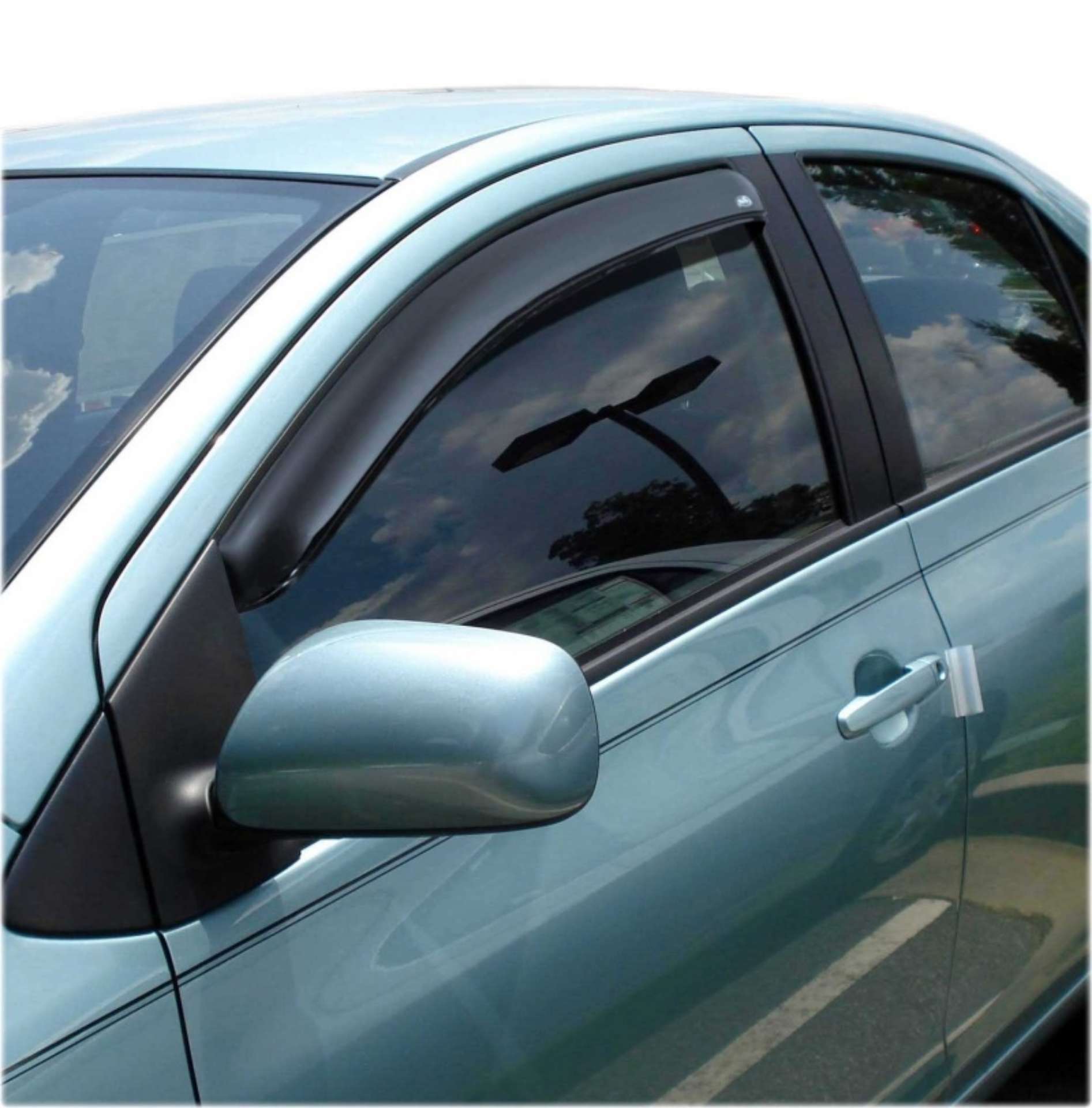 Picture of AVS 07-11 Toyota Yaris Coupe Ventvisor In-Channel Window Deflectors 2pc - Smoke