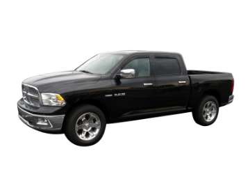 Picture of AVS 09-18 Dodge RAM 1500 Crew Cab Ventvisor Low Profile In-Channel Deflectors 4pc - Smoke