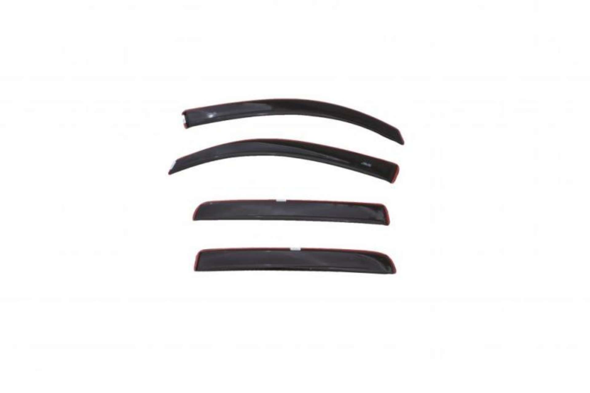 Picture of AVS 16-18 Toyota Tacoma Access Cab Low Profile Color Match Ventvisors 4pc - Black