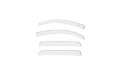 Picture of AVS 20-22 Toyota Tacoma Double Cab Low Profile Color Match Ventvisors 4pc - Super White