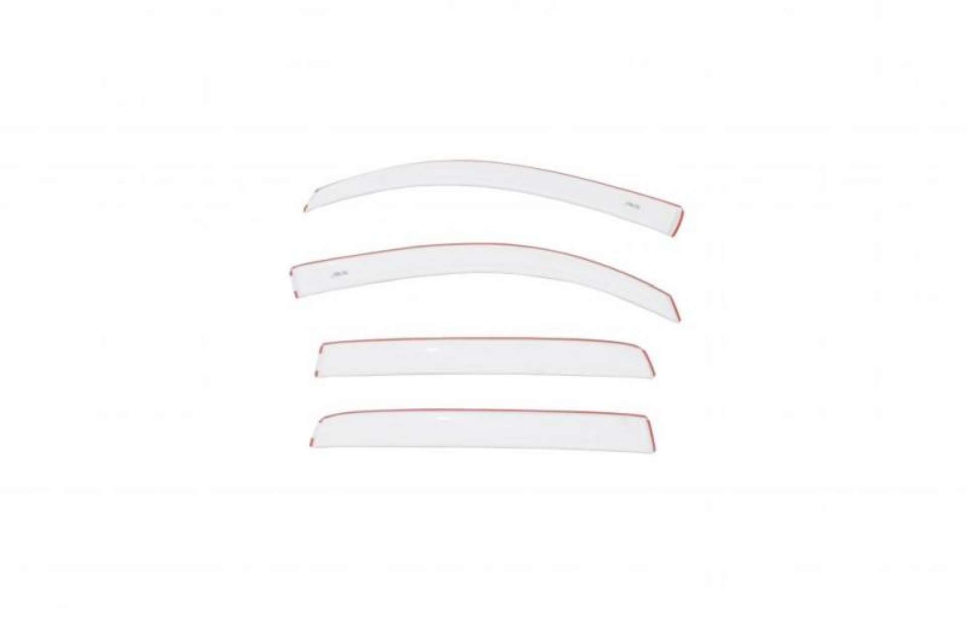 Picture of AVS 20-22 Toyota Tacoma Double Cab Low Profile Color Match Ventvisors 4pc - Super White