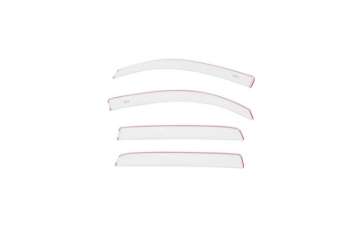 Picture of AVS 20-22 Toyota Tacoma Double Cab Low Profile Color Match Ventvisors 4pc - Super White