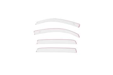 Picture of AVS 20-22 Toyota Tacoma Double Cab Low Profile Color Match Ventvisors 4pc - Super White