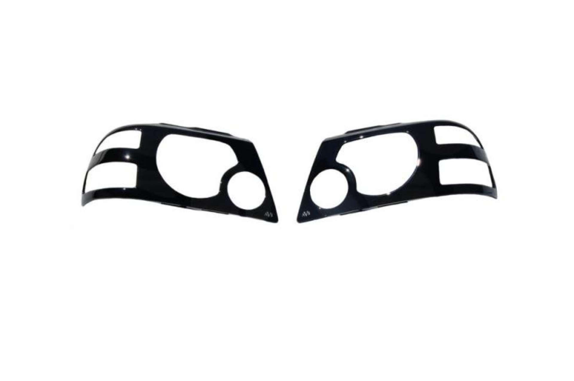 Picture of AVS 02-05 Dodge RAM 1500 Projectorz Headlight Covers 2pc - Black