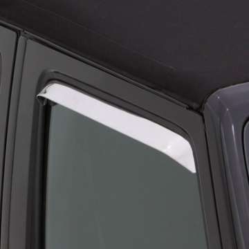 Picture of AVS 87-95 Jeep Wrangler Excl- Rag Top Ventshade Window Deflectors 2pc - Stainless