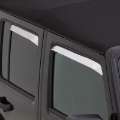 Picture of AVS 84-96 Jeep Cherokee 4 Door Ventshade Front & Rear Window Deflectors 4pc - Stainless