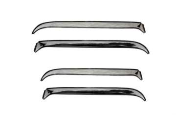 Picture of AVS 87-98 Ford F-250 Super Duty Ventshade Front & Rear Window Deflectors 4pc - Stainless