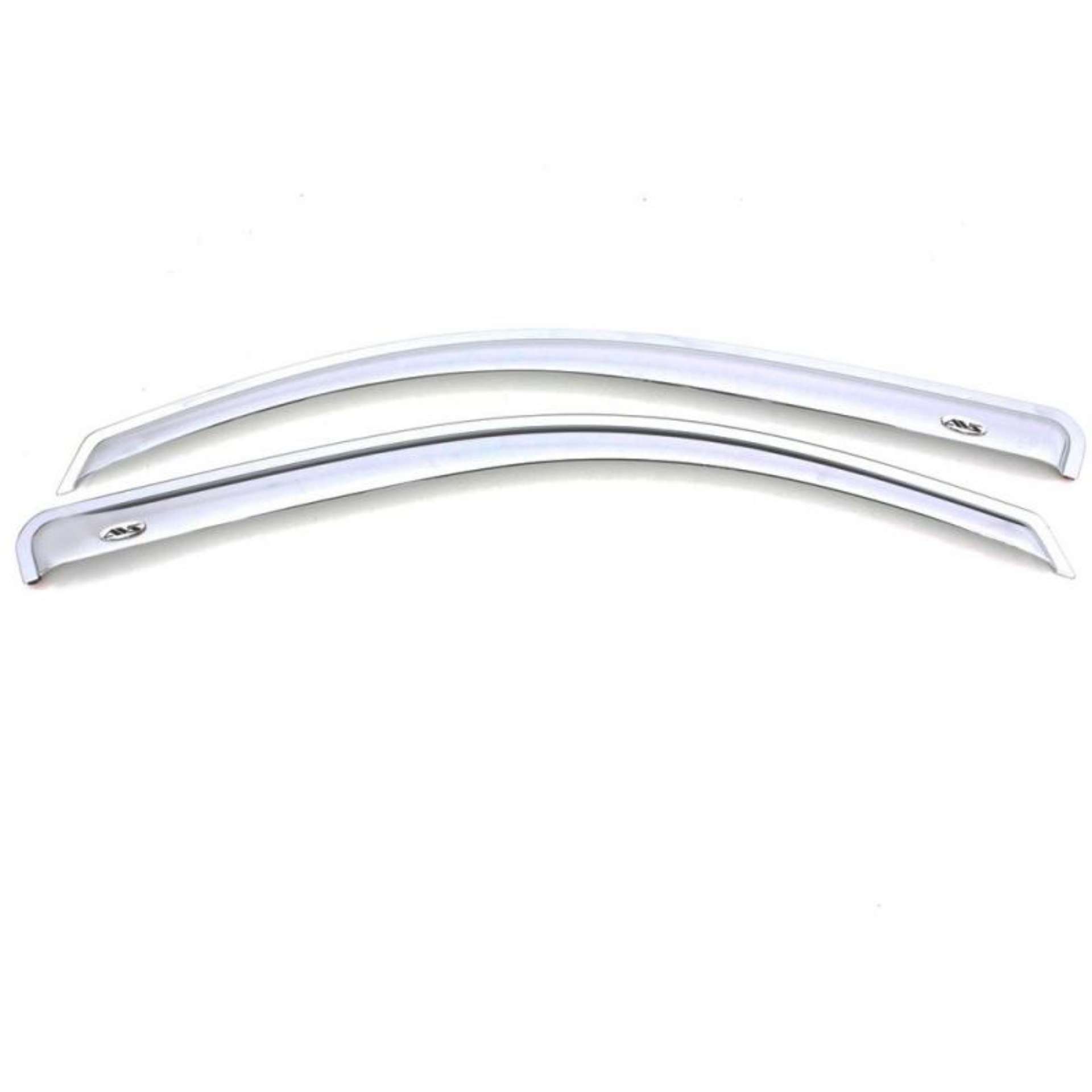 Picture of AVS 15-18 Ford F-150 Standard Cab Outside Mount Front Window Ventvisor 2pc - Chrome