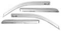 Picture of AVS 07-18 Toyota Tundra Double Cab Ventvisor Front & Rear Window Deflectors 4pc - Chrome