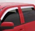 Picture of AVS 15-18 Chevy Silverado 2500 Crew Cab Ventvisor Front & Rear Window Deflectors 4pc - Chrome