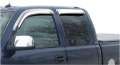 Picture of AVS 99-07 Chevy Silverado 1500 Ext- Cab Ventvisor Front & Rear Window Deflectors 4pc - Chrome