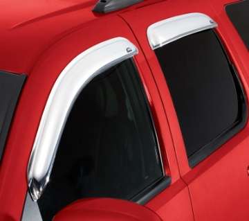 Picture of AVS 11-15 Kia Sorento Ventvisor Outside Mount Front & Rear Window Deflectors 4pc - Chrome