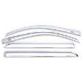 Picture of AVS 11-15 Kia Sorento Ventvisor Outside Mount Front & Rear Window Deflectors 4pc - Chrome