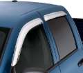 Picture of AVS 15-18 Ford F-150 Supercab Ventvisor Outside Mount Front & Rear Window Deflectors 4pc - Chrome